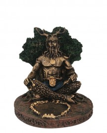 Esttua Deus Cernunnos 14cm Resina