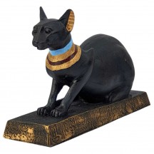 Esttua Bastet Deitado 17cm Resina