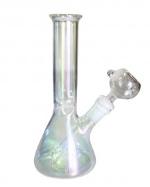 Bong de Vidro Espelhado Reto 20cm