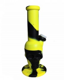 Bong de Silicone Caveira 21cm