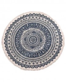 Tapete Toalha Mandala para Yoga e Meditao Circular 2,00x2,00