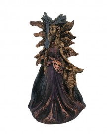 Esttua Deusa Hecate da Magia 15cm Resina