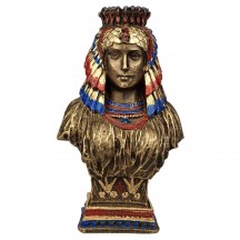 Busto Clepatra Isis 18cm Resina