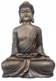 Esttua Buda Hindu Meditando 46cm Resina