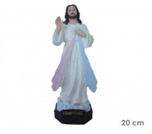 Esttua Jesus Misericordioso 20cm Resina